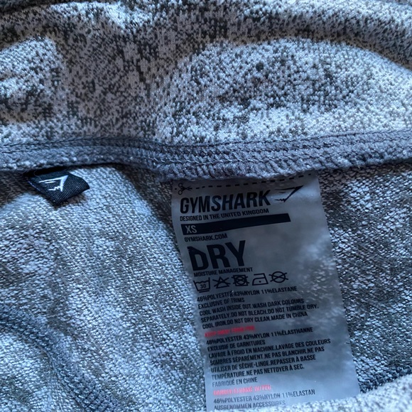 Gymshark Dry Women's XS Leggings Digital Static Gray Knit Gym Yoga - Picture 3 of 3